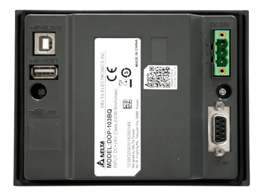 Панели оператора Delta Electronics DOP-103BQ серии DOP-100