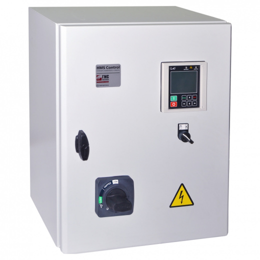 HMS Control L4-100 - Станция (шкаф) управления и защиты, автоматика для погружного (ЭЦВ, Ciris, Гном) или центробежного (Д, К, СМ) насоса и его двигателя, c расширенными функциями